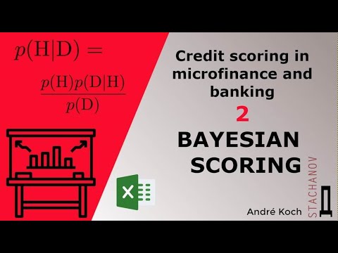 Credit scoring in microfinance and banking: 2: Bayesian scoring