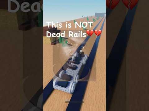 Only in dead rails bro💔💔 #roblox #deadrails #letmeknow #memes  #funny