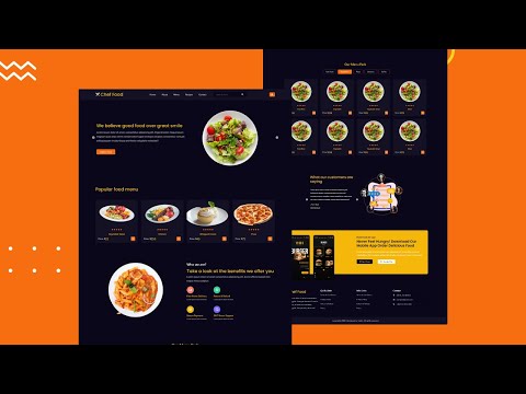 Responsive Restaurant  Website Design Tutorial in React.js with Modern UI and UX