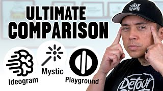 How Different Are These AI Art Tools? Comparing Ideogram, Mystic & Playground