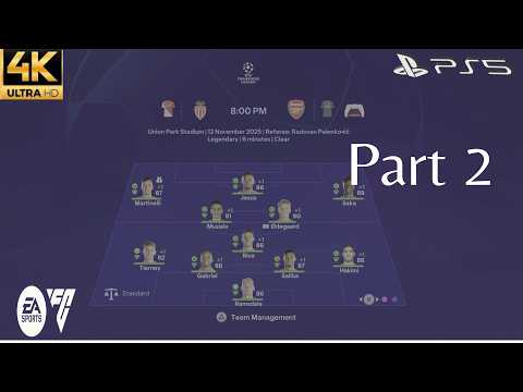 Novice Plays EAFC 24 Career Mode (Arsenal Gameplay)