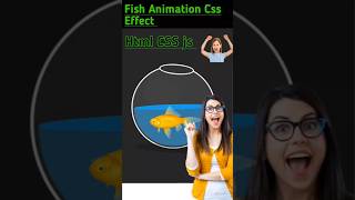 Fish bowl water Css animation Effect tutorial #html5css3 #trendingshorts #cssdesign #html #code