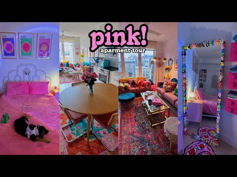 DIARY ENTRY: MY PINK APARTMENT TOUR! *ECLECTIC PINTEREST APARTMENT DECOR*