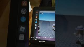 Ubuntu in VirtualBox, running PC Roblox Client works! 🎮💻 | #roblox #ubuntu #virtualbox #shorts