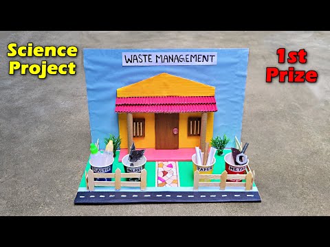 Science project working model - Waste Management | Science exhibition project | Science project 2025