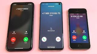 iPhone 11 vs Samsung Galaxy S10 vs iPhone 5SE incoming call & outgoing call