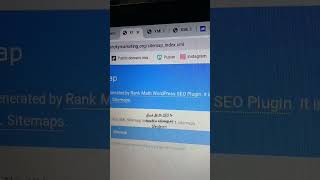 How to CREATE a SITEMAP on #rank math #wordpress #shorts