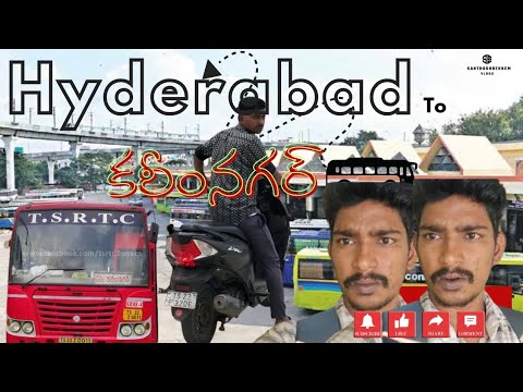 Hyderabad to Karimnagar Journey| SanthoshBekkem’s Road Trip Adventure!"| SanthoshBekkemvlos