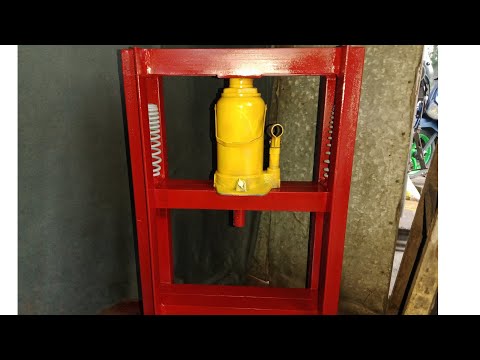 30Tons DIY Press from scrap metals