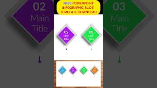 Free Awesome PowerPoint Infographic Slide #powerpoint #infographic #powerpointtemplate