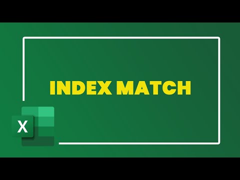 Index Match | Excel Tutorial