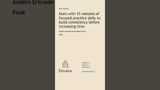 Start with 15 minutes of focused practice daily to build consistency before increasing time