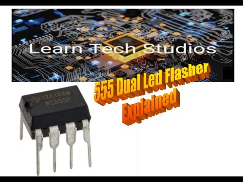 555 Timer Dual audible LED flasher
