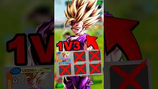 1V3 WITH SSJ2 GOHAN!!! | #dblegends #dbl #dragonballlegends #dblshorts