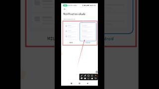 How to change notification shade | Android /MIUI | notification shade change kaise kry #shorts