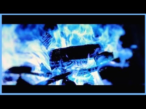 Mesmerizing Magic Blue Fire 🔥 ASMR Relaxation | 20 Minutes of Calming Flames | 4K 60fps