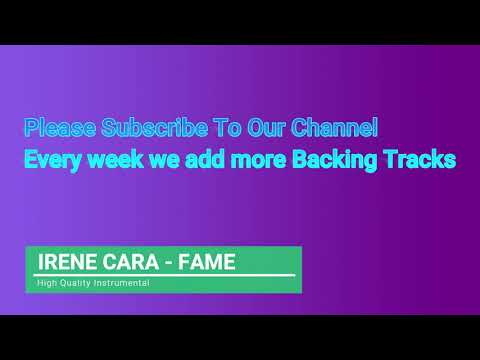 Irene Cara - Fame (HQ Instrumental - Backing Track - Karaoke)