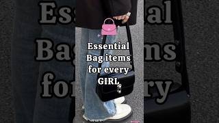 Essential bag items for every girl👜 #essentialitems #girls #aesthetic #pinterest #fypシ゚viral
