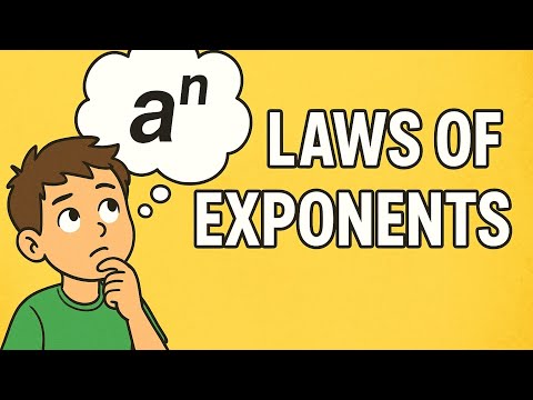Laws of Indices in the easiest way in Hindi and English mix.	