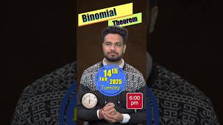 PYQ's of Bionomial theorem  (Mathematics) by JEE Main 2025 Booster #jeeprep #jee2025 #jeemains