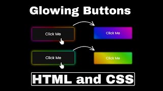 Glowing Button Hover Effect Using HTML and CSS only - CSS Button Hover Effects