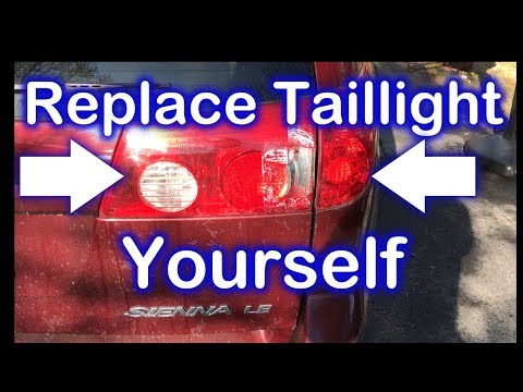 How to Replace 2006 Toyota Sienna Taillight Assembly