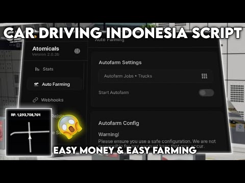 CAR DRIVING INDONESIA SCRIPT | EASY MONEY | EASY FARMING | ATOMIC | ROBLOX DELTA 2025