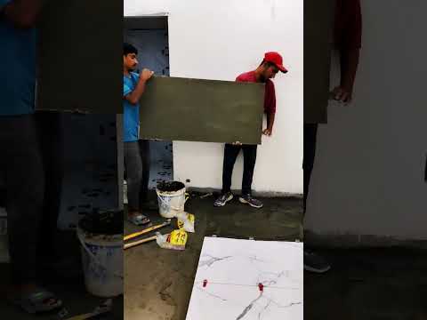 Floor tile Fixxing.  ♥️.  #floortile.#floor #tilework #tileinstallation #flooring #whutetile