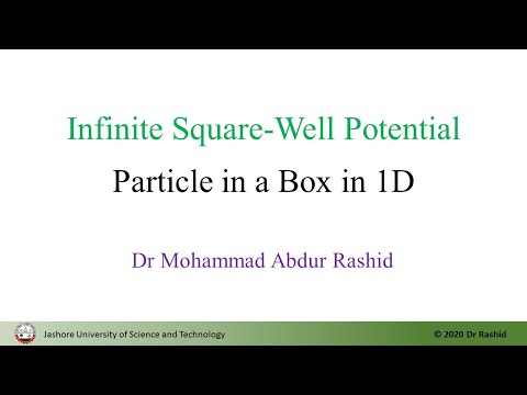 QM06: Particle in a box in 1D  [বাংলা]