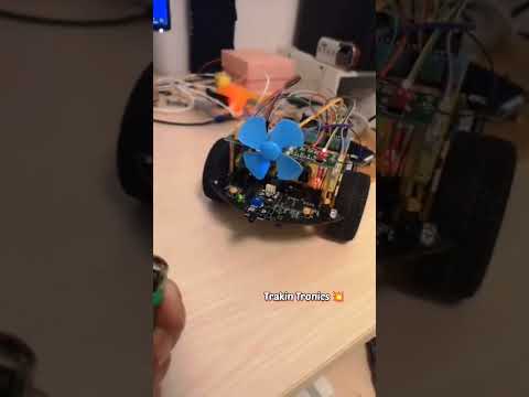 Flame Detector Robot || For full Tutorial Video Subscribe the Channel  @trakintronics