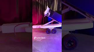 Electric Actuator Lifts Trolley with Ease! 🚀 #DIYEngineering #diytractor #rctractor #toys #rcjcb