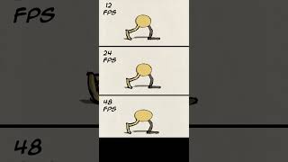 12FPS VS 24FPS VS 48FPS Which one do you think work the best? #fps #2danimation  #blender