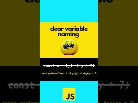 Why are variable names so important??? #javascript