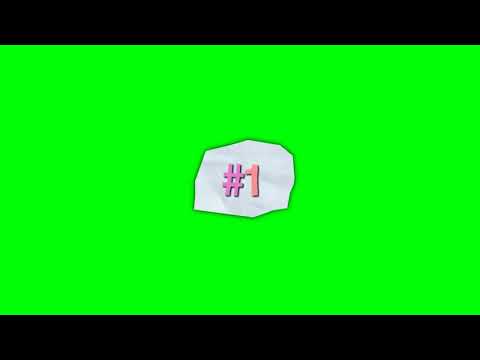 Paper Animation intro for fortnite highlight / Green Screen