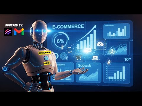 Smart eCommerce Automation with Langflow | Building Smart AI Agent  for gmail Notification
