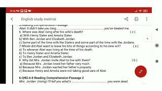 ap 10th class english pre final model question paper 2022