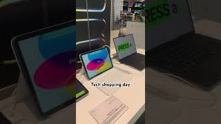 A tech shopping day 🥳 #apple #appleproducts #minivlog #tech #techpurchase #techvlog