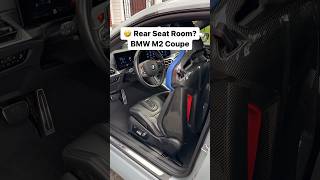 Rear Seat Room? BMW M2
