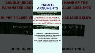 What's New In PHP 8 :- Part 3  Named Arguments #php  , #php8 , #phpscripts  ,