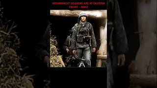 SCENES OF WEHRMACHT SOLDIERS AT EASTERN FRONT    WW2 #ww2 #wehrmacht  #germanarmy