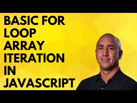 Basic For Loop Array Iteration in JavaScript