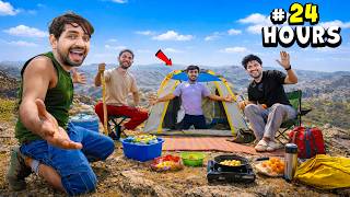 24 Hours Camping Challenge In Desert Forest | सूखे जंगल में पूरी रात 😱