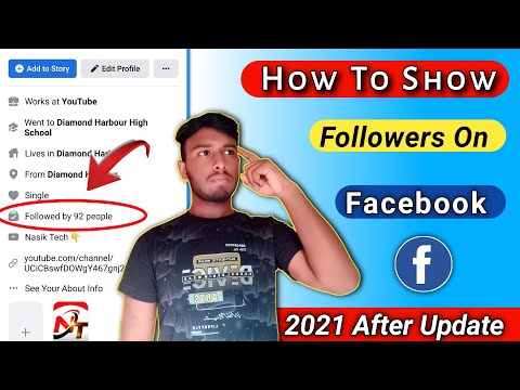 How to show followers on facebook profile 2021 || Facebook par Followers kaise show kare || Hindi