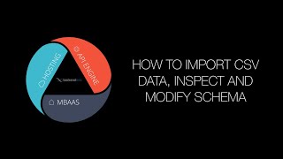 How to import CSV data, visualize locations, inspect and change schema