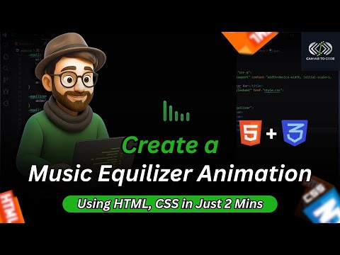 How to Build Music Equalizer Bars Animation using HTML and CSS