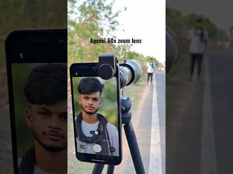 Apexel 60x Zoom Lens || Dslr jaisa Blur Phone Me #apexel #mobilephotography #yoitubeshorts  #shorts