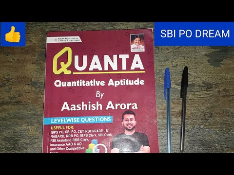 Quanta Book By Ashish Arora Sir Usefull for Banking aspirant for PO EXAM #sbipo #banking #sbiclerk