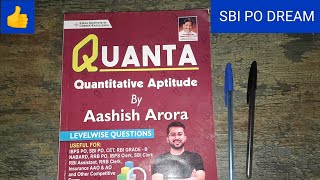 Quanta Book By Ashish Arora Sir Usefull for Banking aspirant for PO EXAM #sbipo #banking #sbiclerk