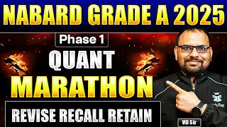 NABARD Grade A Quantitative Aptitude Marathon 2025 | NABARD Quant Important Topics Question Practice