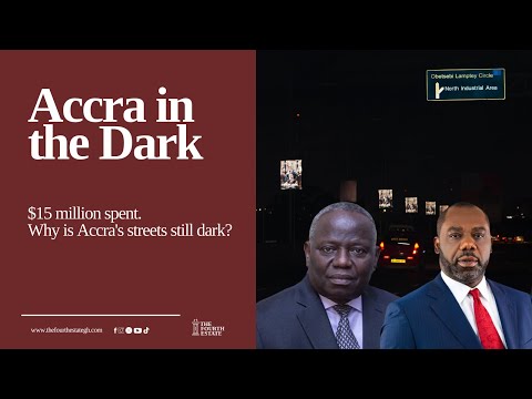 $15 million Streetlighting Project: This is the true state of Accra at night